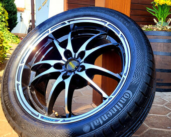 alu R18 5x120, letné pneu 245/45, BMW rada 5, - 5