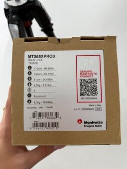 Manfrotto MT055xpro3 tripod - 5