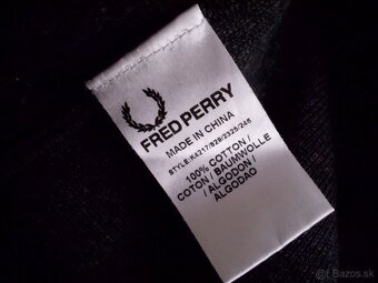 Fred Perry pánsky sveter tmavošedý L-M - 5