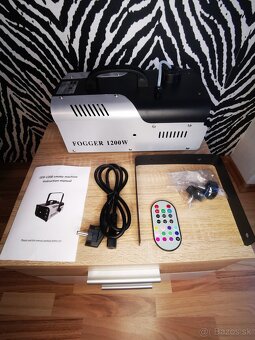 Dymostroj 1200W na diaľkové ovládanie s led podsvietením - 5