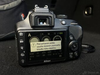 Nikon D3400 + objektív 18–55mm + taška - 5