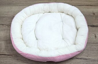 Ružový alebo šedý pelech rozmeru cca 70x60cm a 60x50cm - 5