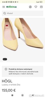 Lodičky Högl 37,5 skôr 38 - 5