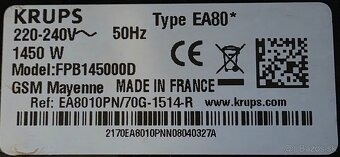 KRUPS EA80 NA DIELI - 5