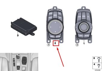 predám keramický iDrive ovládač pre BMW 65829350725 - 5