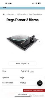 Rega Planar 2 (420€ / MOŽNÁ DOHODA) - 5