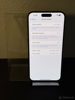 Predám Apple iPhone 15 PRO MAX 512GB Black Titanium - 5