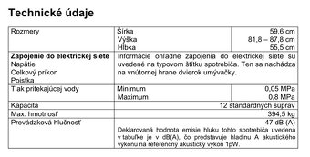 Umývačka riadu Electrolux ESI65010X - 5