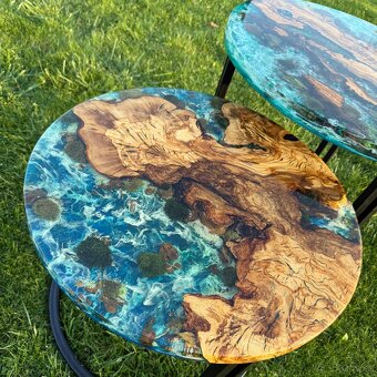 Epoxidový stôl , set konferenčných stolov , epoxidové stoly - 5