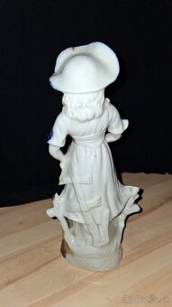 Porcelánová soška/figúrka Pastierka značená Germany - 5