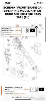 Ktm sx/ exc brembo strmen, adapter, kotuc MM - 5