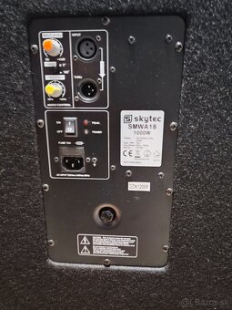 Predám 2ks subwoofer 1000W - 5