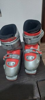 Detské lyže, lyžiarky, paličky, prilba - 5