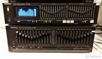 SERIA = 5x graficky Equalizer TECHNICS, antracit, Japan= Eq6 - 5