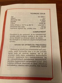 Predám retro ohrievač vody - 5