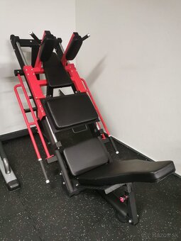 Leg press, hack dřep stroj - 5