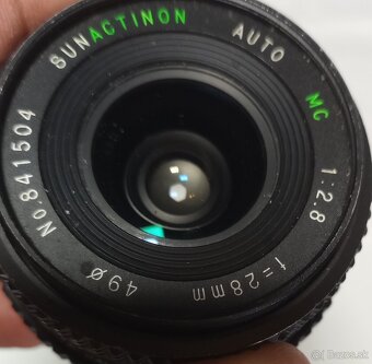 Sunactinon Auto MC 28mm 1:2.8 na M42 - 5