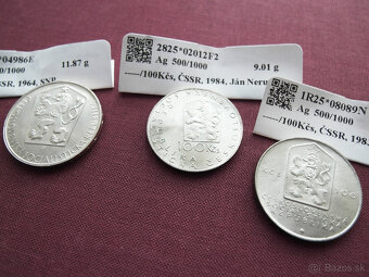 Staré mince 3ks ČSSR striebro - 5