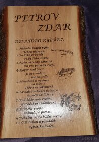 Gravírovane drevené hodiny obrazy - 5
