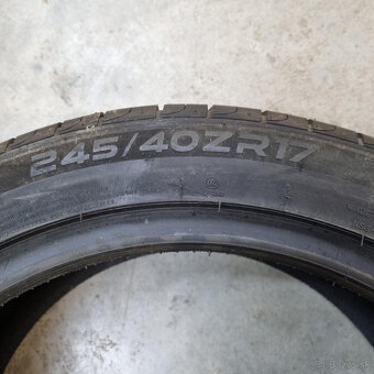 Letné pneumatiky 245/40 R17 TOURADOR DOT0120 - 5