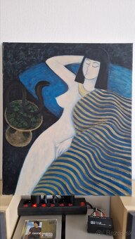 Predám originálnu olejomaľbu "Kleopatra" - 5