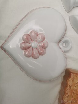 Keramika, forma, srdce, dievča - 5