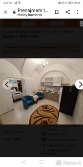 Prenájom 1,izb.apartmán v historickom centre Košíc - 5