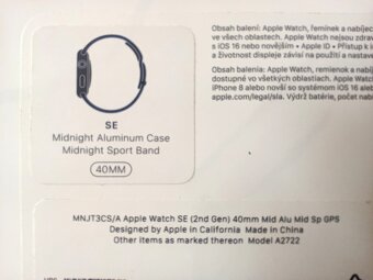 Apple Watch SE 2Gen 40mm Mid Alu - 5