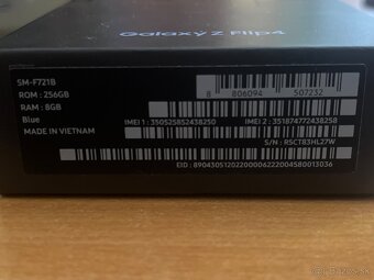 Predám vymením Samsung galaxy z flip 4 8/256gb - 5