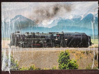 Železničné puzzle - parné mašinky - 5