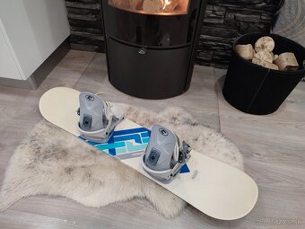 Snowboard 110 cm s viazaním - 5