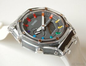 SKMEI 2100 World-Time - športové transparentné hodinky - 5