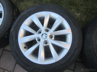 16" AL disky org. Š Octavia3 s let. pneu 205/55R16 Dunlop - 5