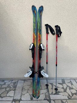 Juniorské lyže 120 cm Nordica FIRE ARROV TEAM + palice - 5