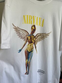 Nirvana tričko - veľkost L - oversize - 5