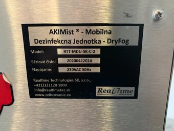 Predám priemyselné zvlhčovače na suchú hmlu/dezinf. jednotky - 5