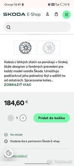 Hliníkové disky 16" VW, Seat,Škoda - 5