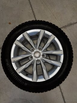 Zimne pneu 205/55 R16 na orignal 16" VW diskoch - 5