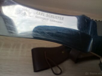 Starý poľovnícky nôž Carl Schliper Solingen Germány - 5