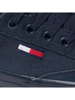 Predám nové tmavomodré platené Sneakersy Tommy Jeans 42 - 5