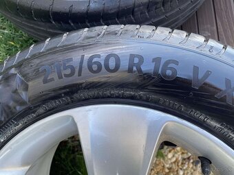 MOON Silber Orig.skoda Alu Disky 5x112 ET45 215 60 16 Letné - 5