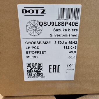 Hliníkové DOTZ disky 5x112 R19 8,5J ET40 - 5