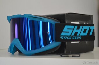 prilba helma okulare shot sx enduro modrá matná - 5