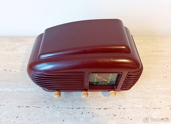 Art Deco starožitné rádio Talisman, krásný stav, funkční - 5