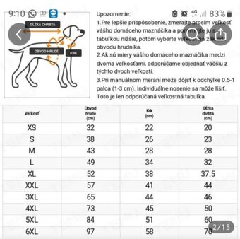 Oblečenie pre psa S - 5