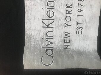 CALVIN KLEIN originál pánska mikinka/metalická L/XL - 5