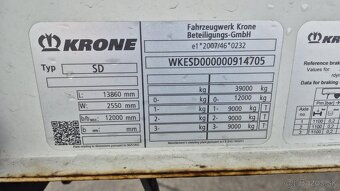 KRONE SD MEGA LINER - nastavitelná šířka sloupků, zesílená p - 5