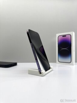 iPhone 14 PRO 256GB DEEP PURPLE TOP STAV+PRÍSLUŠENSTVO - 5