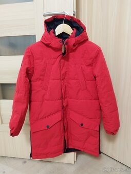 Chlapčenská obojstranná zimná bunda, veľ 146 - 5