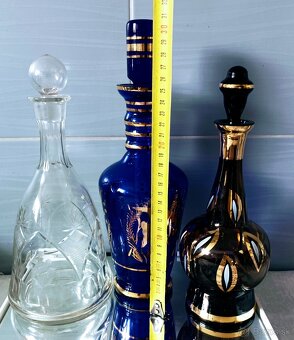 Retro sklenené karafy - 5